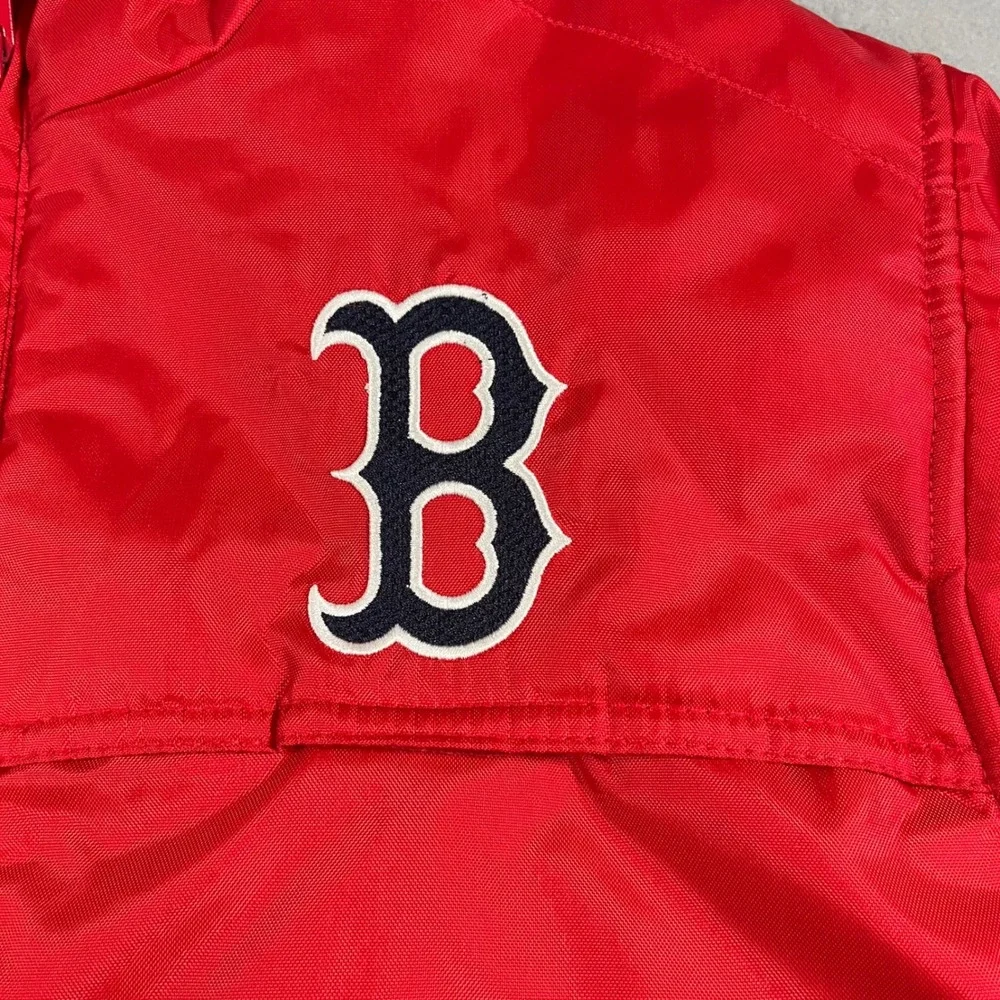 Kids Red Nike Boston Red Sox Puffer Jacket Size‎ S Hooded
